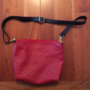 Red/black purse